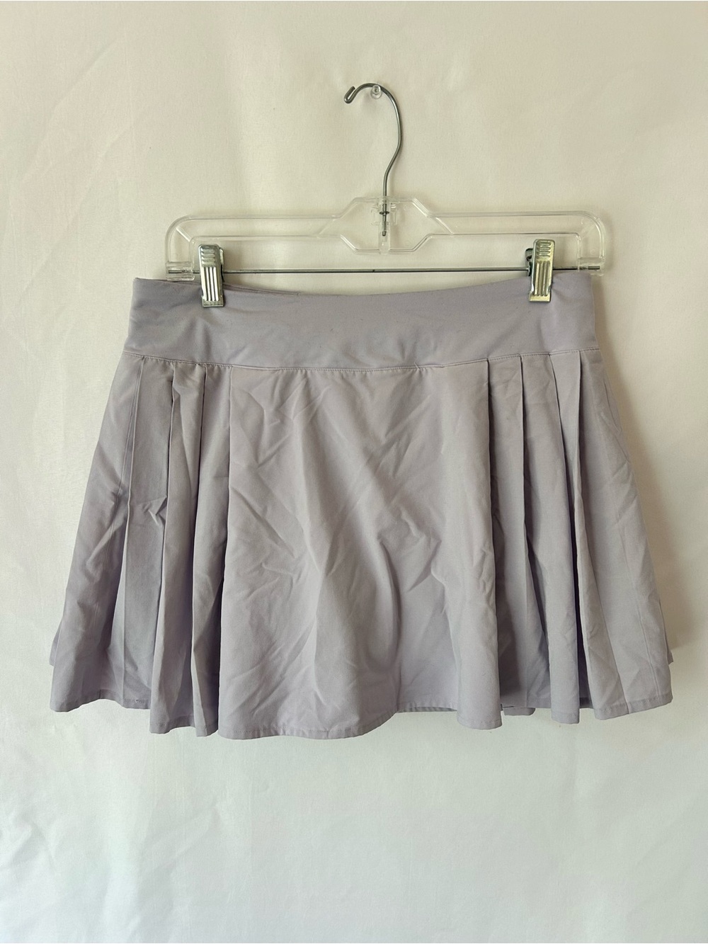 LuluLemon Light Lavender Pleated Mini Skirt